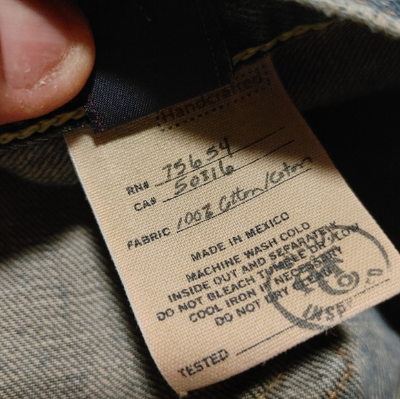 Extra Heavy Ounce OG 5 Pocket Low Fly Bootcut Denim 31x30 - Picture 7 of 11